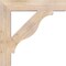 Ekena Millwork Funston Block Smooth Bracket, Douglas Fir, 5 1/2"W x 34"D x 34"H BKT06X34X34FST05SDF - alternate 2